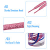 13 Pairs 13 Colors Polyester Cord Shoelace AJEW-TA0002-48-5
