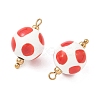 Handmade Porcelain Pendants STAS-Q119-30G-01-2