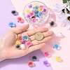 10Pcs Frosted Resin Pendants RESI-YW0004-45G-4