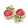 Brass Enamel Charms KK-Q809-21G-2