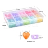 600Pcs 10 Colors Imitation Jelly Acrylic Beads MACR-YW0001-82-4