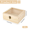 Wooden Storage Boxes WOCR-CL0001-01B-2