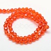 Faceted(32 Facets) Round Glass Beads Strands X-EGLA-J042-4mm-16-2
