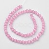 Cat Eye Round Beads Strands X-CER20-2