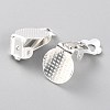 304 Stainless Steel Clip-on Earring Findings STAS-Y001-05S-4