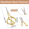 1Pc Stainless Steel Scissors SENE-SC0001-03A-2