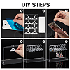 1 Set Acrylic Earring Display Stands EDIS-PH0001-36A-6