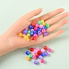 240Pcs 9 Colors Acrylic Beads MACR-YW0001-71-6