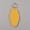 Plastic Blank Motel Keychain KEYC-WH0034-29J-1