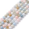 Natural Morganite Beads Strands X-G-S345-10mm-012-3