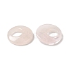 Natural Rose Quartz Pendants G-T122-76D-2