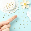 SHEGRACE Brass Round Beads XGRPCU698-291G-5