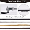 5M Braided Round PU Leather Jewelry Cord OCOR-GF0004-96B-01-2