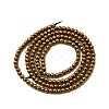 Electroplated Synthetic Non-magnetic Hematite Beads Strands G-H001-51A-2