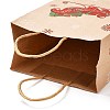 Christmas Theme Hot Stamping Rectangle Paper Bags CARB-F011-02D-5