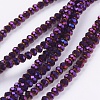 Electroplate Glass Beads Strands EGLA-D020-3x2mm-84-1