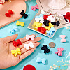 24Pcs 12 Styles Silicone Beads SIL-TA0002-93-7