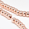 Electroplate Non-magnetic Synthetic Hematite Beads Strands X-G-Q465-38RG-3