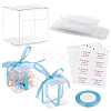 BENECREAT 40Pcs Square PET Clear Party Favor Gift Box DIY-BC0006-41B-1