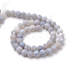 Natural & Dyed Crackle Agate Bead Strands X-G-T056-8mm-02-2
