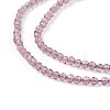 Transparent Glass Beads Strands GLAA-F094-A07-3