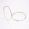 304 Stainless Steel Big Hoop Earrings EJEW-F105-13G-2