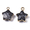 Natural & Synthetic Mixed Gemstone Pendants G-N326-36-3