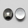 Non-magnetic Synthetic Hematite Cabochons X-G-P162-04-13x18mm-2