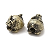 Tibetan Style Rack Plating Brass Bead KK-Q805-50AB-2