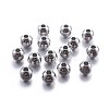 Tarnish Resistant 201 Stainless Steel Beads STAS-G162-01P-6mm-1