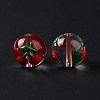 Transparent Glass Beads LAMP-B021-03B-12-4