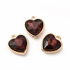 Faceted Glass Rhinestone Pendants GLAA-I051-B04-2