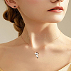 30Pcs 5 Colors Alloy Enamel Pendants ENAM-LP0001-23-3