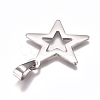 Tarnish Resistant 304 Stainless Steel Pendants STAS-I135-23P-2