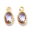 Eco-Friendly Brass with Glass Pendants X-KK-K268-01X-2