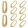 10Pcs Brass Spring Gate Rings KK-FH0008-17A-1
