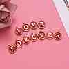 Initial Letter A~Z Alphabet Enamel Charms ENAM-Q437-08-3