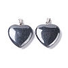 Synthetic Non-magnetic Hematite Pendants X-G-G956-B50-FF-2