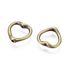 Tibetan Style Heart Bead Frames X-MLF11198Y-NF-2