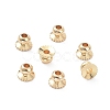 Apetalous Brass Bead Caps KK-K086-20LG-2