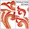 2Pcs Cloud Clothing Computerized Embroidery Cloth Iron on/Sew on Patches DIY-GF0012-97B-6