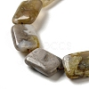Natural Bamboo Leaf Agate Beads Strands G-NH0014-E01-01-2