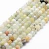Natural Flower Amazonite Beads Strands G-D840-24-4mm-1