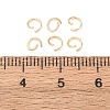 Brass Open Jump Rings KK-G604-08G-19-3