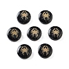 Dyed Black Synthetic Turquoise Beads G-F775-B03-1
