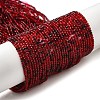 Transparent Glass Beads Strands GLAA-H027-01C-1