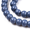 Painted Glass Bead Strands DGLA-S071-4mm-B45-2