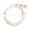 Natural White Agate Beads Strands G-K357-B16-01-3