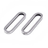Non-Tarnish 201 Stainless Steel Linking Rings X-STAS-S080-001P-1