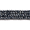Electroplate Glass Beads Strands GLAA-H021-01A-FP02-2